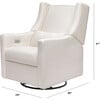Kiwi Electronic Recliner and Swivel Glider with USB Port, Cream Eco-Performance Fabric - Nursery Chairs - 5 - thumbnail