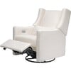 Kiwi Electronic Recliner and Swivel Glider with USB Port, Cream Eco-Performance Fabric - Nursery Chairs - 7 - thumbnail