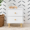 Lolly Nightstand, White/Natural - Nightstands - 4