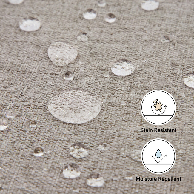 Cali Pillowback Swivel Glider, Grey Performance Eco-Weave - Nursery Chairs - 7