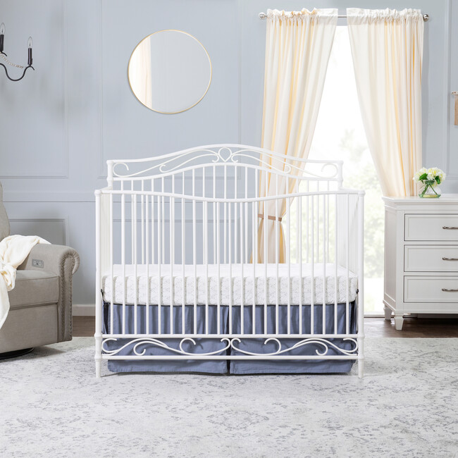 Noelle 4-in-1 Convertible Crib, Vintage White - Cribs - 2