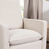 Cali Pillowback Swivel Glider, Cream Performance Eco-Weave - Nursery Chairs - 9 - thumbnail