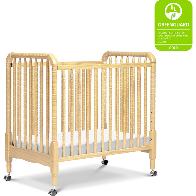 Jenny Lind 3-in-1 Convertible Mini Crib, Natural - Cribs - 7