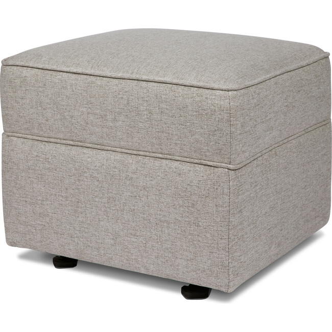 Willa-Alden Gliding Ottoman, Performance Grey Eco-Weave