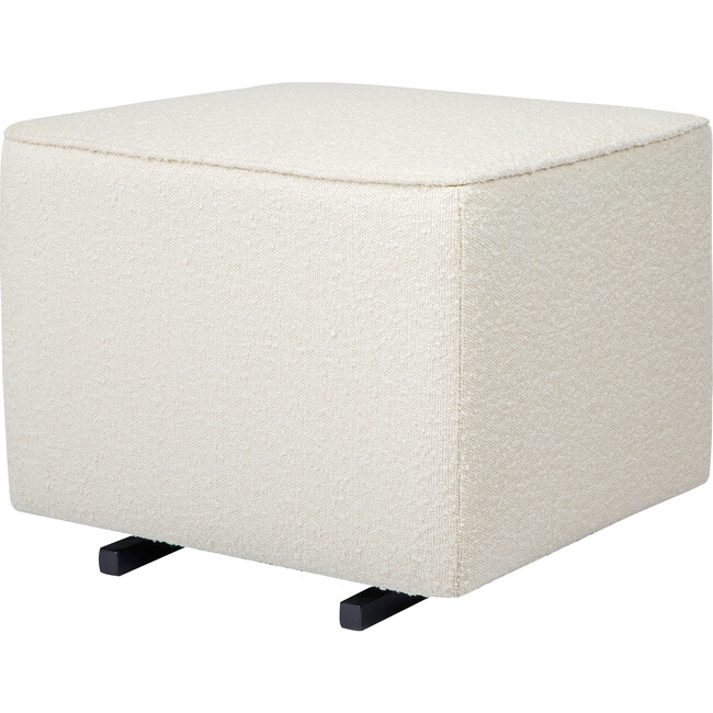Kiwi Gliding Ottoman, Ivory Boucle - Nursery Chairs - 1