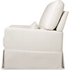 Crawford Pillowback Comfort Swivel Glider, Performance Cream Eco-Weave - Nursery Chairs - 8