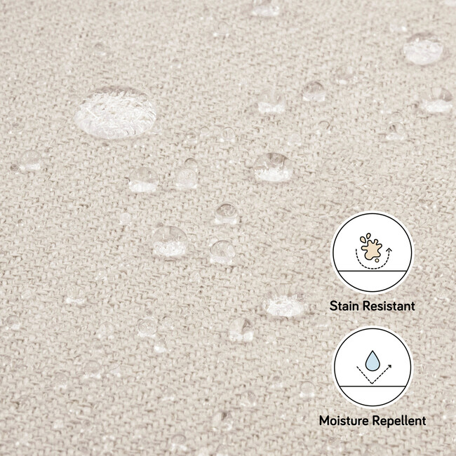 Kai Rocker, Natural White Eco-Twill - Nursery Chairs - 5