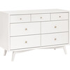 Palma 7-Drawer Double Dresser, Assembled, Warm White - Dressers - 5
