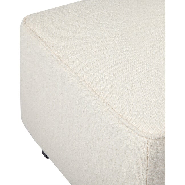 Kiwi Gliding Ottoman, Ivory Boucle - Nursery Chairs - 5