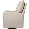 Cali Pillowback Swivel Glider, Beach Performance Eco-Weave - Nursery Chairs - 8