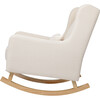 Kai Rocker, Natural White Eco-Twill - Nursery Chairs - 7 - thumbnail