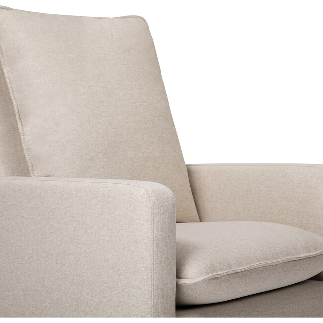 Cali Pillowback Swivel Glider, Beach Performance Eco-Weave - Nursery Chairs - 9