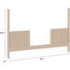 Toddler Bed Conversion Kit for Moab 3-in-1 Convertible Crib in Taupe - Cribs - 3