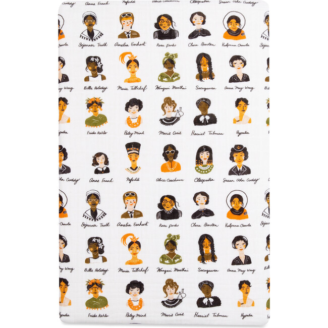 Women In History All-Stages Bassinet Sheet