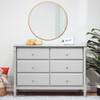 Jenny Lind Spindle 6-Drawer Dresser, Fog Grey - Dressers - 3