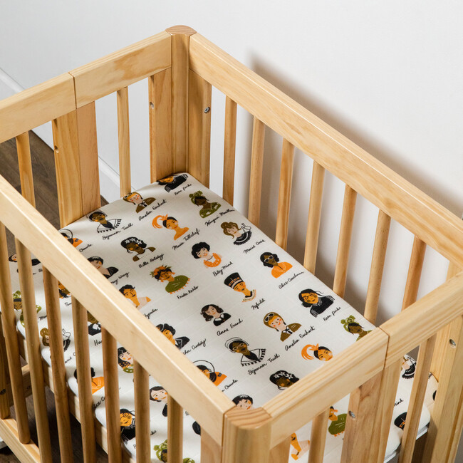 Women In History All-Stages Bassinet Sheet