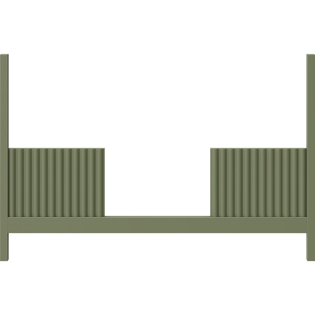 Toddler Bed Conversion Kit for Moab 3-in-1 Convertible Crib in Olive - Cribs - 4