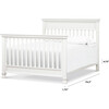 Twin/Full-Size Bed Conversion Kit, Warm White - Cribs - 2