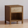 Eloise Assembled Nightstand in Natural Walnut & Performance Sand Eco-Weave - Nightstands - 5