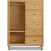 Marin with Cane Assembled Chifforobe in Honey/Honey Cane - Storage - 6 - thumbnail