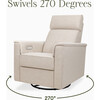 Willa Plus Power Recliner and Swivel Glider, Performance Beach Eco-Weave - Glider - 5