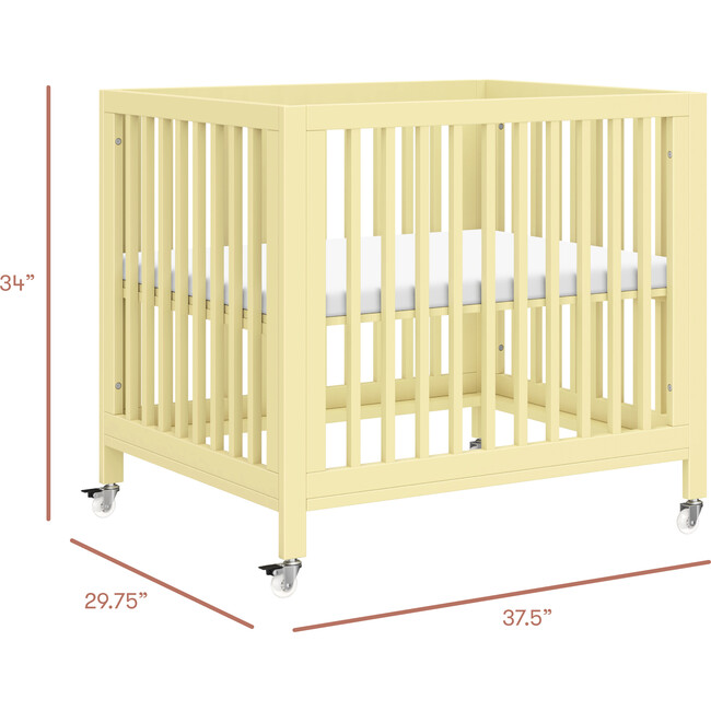 Rolli All-Stages® Midi Crib Conversion Kit in Pale Yellow - Cribs - 6
