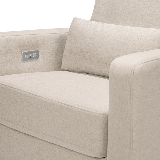 Sigi Glider Recliner with Electronic Control and USB, Beige