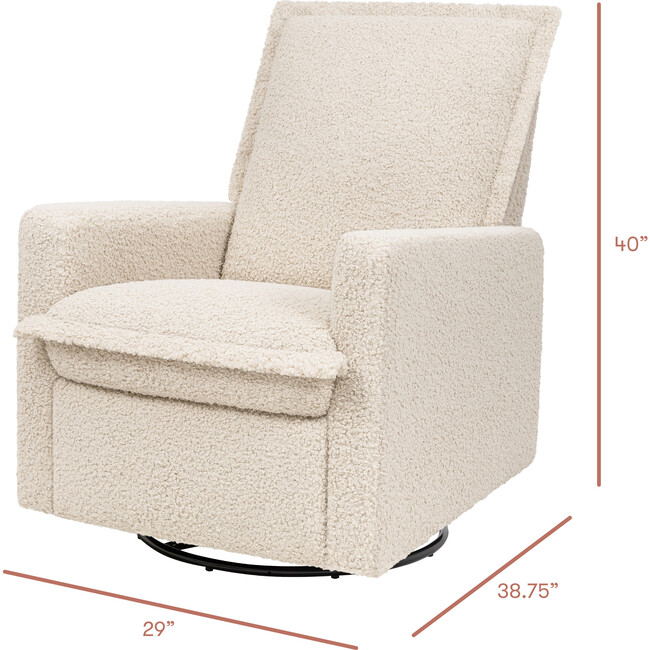 Cali Flange Gliding Swivel Recliner