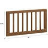 Toddler Bed Conversion Kit (M19699) in Natural Walnut - Cribs - 3
