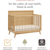 Palma Mid-Century 4-in-1 Convertible Crib - Cribs - 2