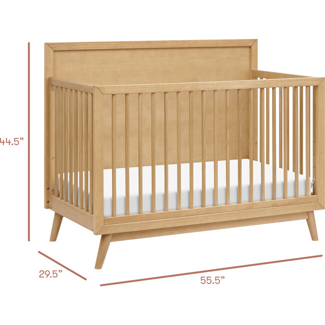 Palma Mid-Century 4-in-1 Convertible Crib - Cribs - 3