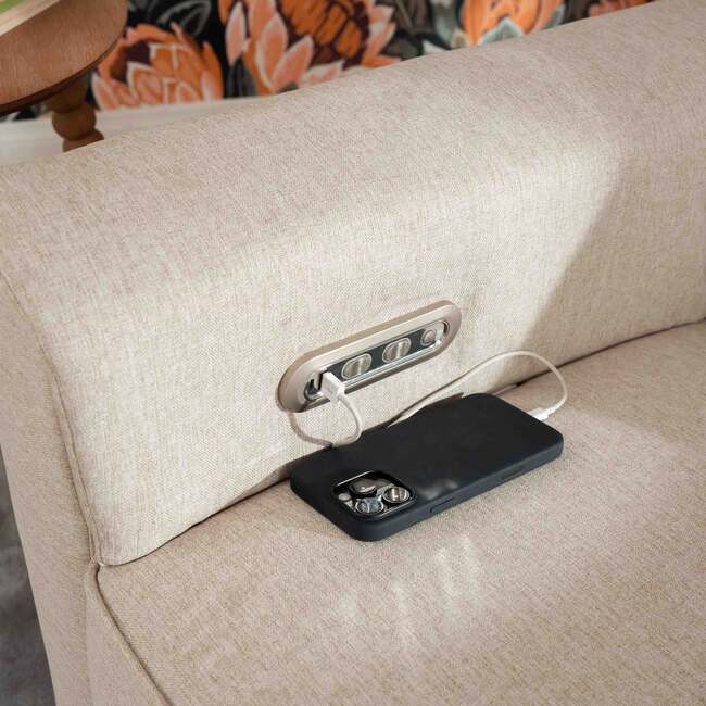 Willa Plus Power Recliner and Swivel Glider, Performance Beach Eco-Weave - Glider - 9