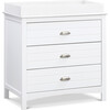 Nolan 3-Drawer Dresser, White - Dressers - 5 - thumbnail