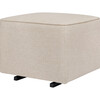 Kiwi Gliding Ottoman, Beach Eco-Weave - Ottomans - 1 - thumbnail