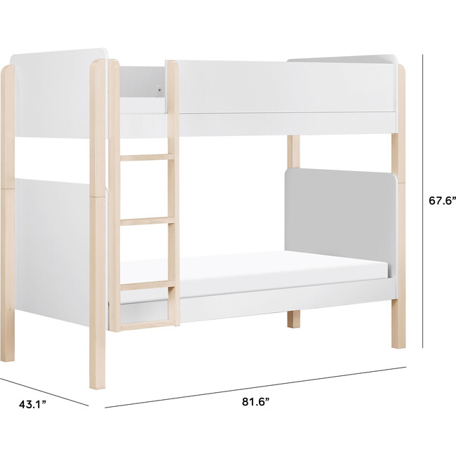 TipToe Bunk Bed, White - Beds - 4