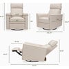 Willa Pro Power Glider Recliner w/ Power Lumbar in Performance Beach Eco-Weave - Glider - 5 - thumbnail