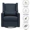 Kiwi Electronic Recliner and Swivel Glider, Navy Eco-Twill - Nursery Chairs - 2 - thumbnail