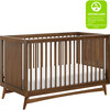 Peggy 3-in-1 Convertible Crib with Toddler Bed Conversion Kit, Natural Walnut - Cribs - 7 - thumbnail