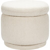 Enoki Storage Ottoman, Ivory Boucle - Ottomans - 1 - thumbnail