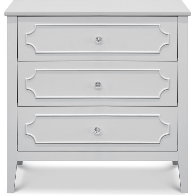 Chloe Regency 3-Drawer Dresser, Fog Grey - Dressers - 2