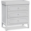 Chloe Regency 3-Drawer Dresser, Fog Grey - Dressers - 3