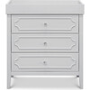 Chloe Regency 3-Drawer Dresser, Fog Grey - Dressers - 4