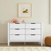 Colby 6-Drawer Double Dresser, White - Dressers - 2