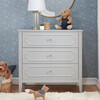 Chloe Regency 3-Drawer Dresser, Fog Grey - Dressers - 7