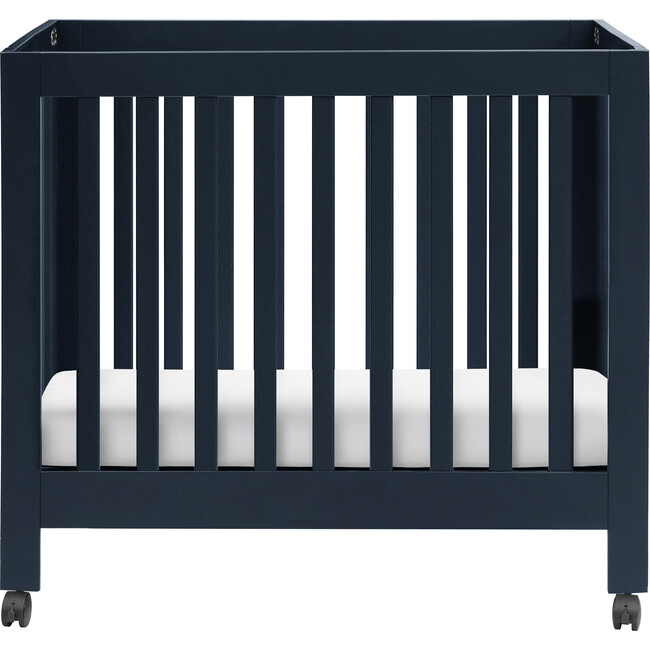 Origami Mini Crib, Navy - Cribs - 1