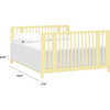 Twin/Full-Size Bed Conversion Kit in Pale Yellow - Cribs - 1 - thumbnail