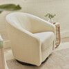 Madison Swivel Glider, Ivory Boucle - Nursery Chairs - 4