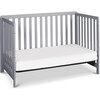 Colby 4-in-1 Low-profile Convertible Crib, Grey - Cribs - 5
