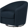 Madison Swivel Glider, Eco-Performance Fabric, Navy Eco-Twill - Nursery Chairs - 1 - thumbnail