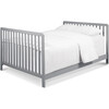 Colby 4-in-1 Low-profile Convertible Crib, Grey - Cribs - 6